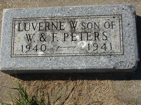 PETERS, LUVERNE W. - Calhoun County, Iowa | LUVERNE W. PETERS 