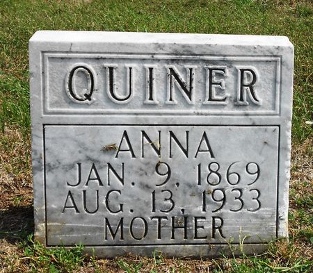 QUINER, ANNA - Calhoun County, Iowa | ANNA QUINER 