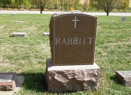 RABBITT, FAMILY MEMORIAL - Calhoun County, Iowa | FAMILY MEMORIAL RABBITT 