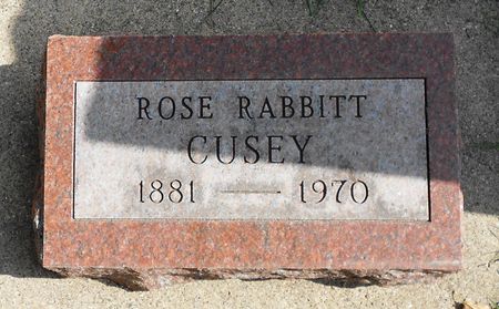 RABBITT CUSEY, ETHEL ROSE - Calhoun County, Iowa | ETHEL ROSE RABBITT CUSEY 