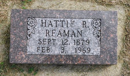 REAMAN, HATTI RACHAEL - Calhoun County, Iowa | HATTI RACHAEL REAMAN 