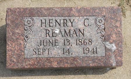 REAMAN, HENRY CHARLES - Calhoun County, Iowa | HENRY CHARLES REAMAN 