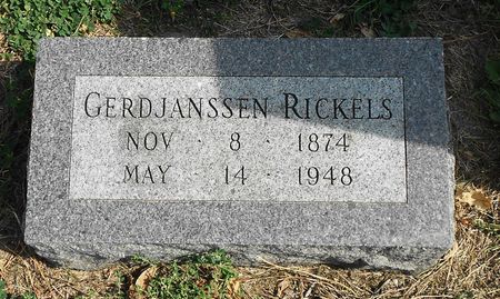 RICKELS, GERD JANSSEN - Calhoun County, Iowa | GERD JANSSEN RICKELS 