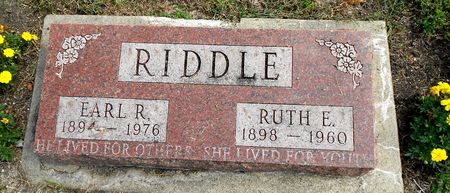 RIDDLE, EARL R - Calhoun County, Iowa | EARL R RIDDLE 