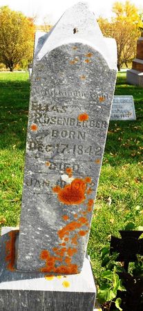 ROSENBERGER, ELIAS - Calhoun County, Iowa | ELIAS ROSENBERGER 