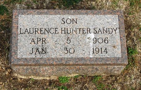 SANDY, LAURENCE HUNTER - Calhoun County, Iowa | LAURENCE HUNTER SANDY 