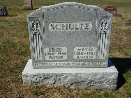 SCHULTZ, FRED - Calhoun County, Iowa | FRED SCHULTZ 