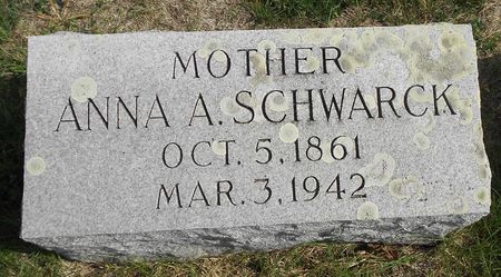 SCHWARCK, ANNA ANTONETTE - Calhoun County, Iowa | ANNA ANTONETTE SCHWARCK 