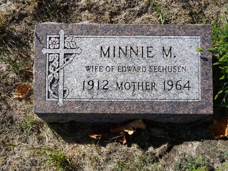 JANSSEN SEEHUSEN, MINNIE M. - Calhoun County, Iowa | MINNIE M. JANSSEN SEEHUSEN 