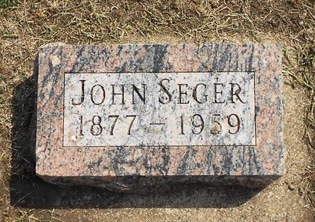 SEGER, JOHN G - Calhoun County, Iowa | JOHN G SEGER 