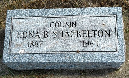BROWNING SHACKELTON, EDNA W - Calhoun County, Iowa | EDNA W BROWNING SHACKELTON 
