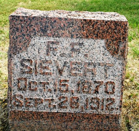 SIEVERT, FRED F - Calhoun County, Iowa | FRED F SIEVERT 