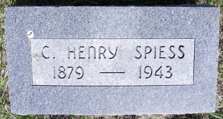 SPIESS, C HENRY - Calhoun County, Iowa | C HENRY SPIESS 
