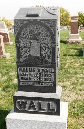 WALL, NELLIE A - Calhoun County, Iowa | NELLIE A WALL 
