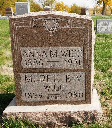 WIGG, MUREL BEN VALENTINE - Calhoun County, Iowa | MUREL BEN VALENTINE WIGG 