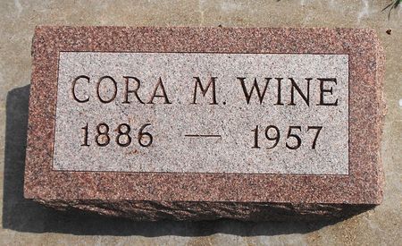CLARK WINE, CORA MAY - Calhoun County, Iowa | CORA MAY CLARK WINE 