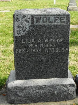 DAVIS WOLFE, LIDA A - Calhoun County, Iowa | LIDA A DAVIS WOLFE 