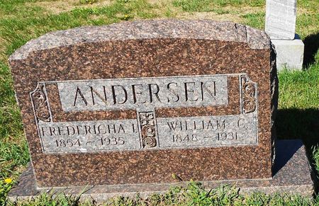 ANDERSEN, FREDERICHA ISABEL - Carroll County, Iowa | FREDERICHA ISABEL ANDERSEN 