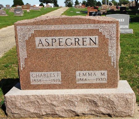 TARLTON ASPEGREN, EMMA M - Carroll County, Iowa | EMMA M TARLTON ASPEGREN 