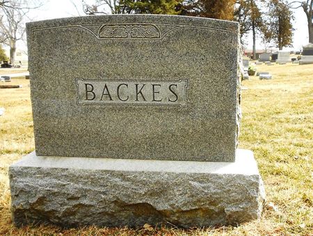 BACKES, FAMILY MEMORIAL - Carroll County, Iowa | FAMILY MEMORIAL BACKES 