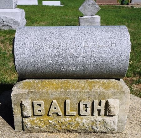 BALCH, HANNAH ADELADE - Carroll County, Iowa | HANNAH ADELADE BALCH 