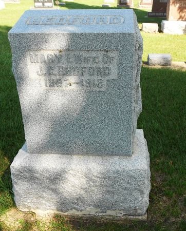 KEELER BEDFORD, MARY IDA SOPHIA - Carroll County, Iowa | MARY IDA SOPHIA KEELER BEDFORD 