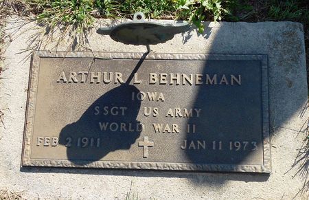 BEHNEMAN, ARTHUR LEROY - Carroll County, Iowa | ARTHUR LEROY BEHNEMAN 