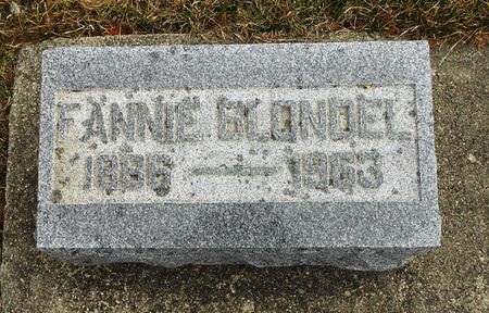 BLONDEL, FANNIE LOUISE - Carroll County, Iowa | FANNIE LOUISE BLONDEL 