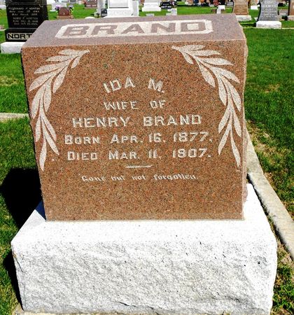 DILLAVON BRAND, IDA MAY - Carroll County, Iowa | IDA MAY DILLAVON BRAND 