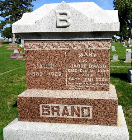 BRAND, MARY - Carroll County, Iowa | MARY BRAND 