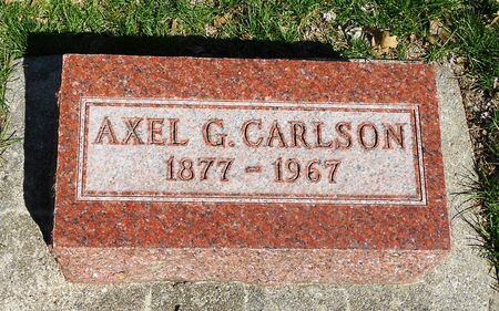CARLSON, AXEL G - Carroll County, Iowa | AXEL G CARLSON 
