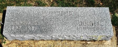 DEDRICK, JOHN LESLIE - Carroll County, Iowa | JOHN LESLIE DEDRICK 