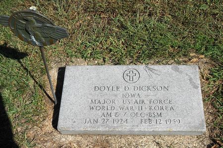 DICKSON, DOYLE DEAN - Carroll County, Iowa | DOYLE DEAN DICKSON 