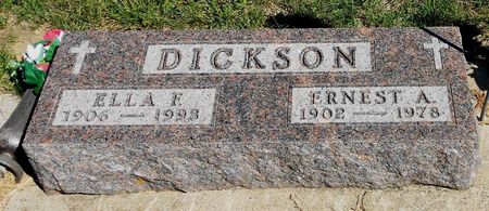 DICKSON, ERNEST ALBERT - Carroll County, Iowa | ERNEST ALBERT DICKSON 