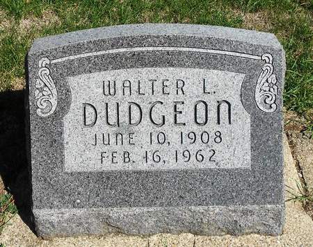 DUDGEON, WALTER L. - Carroll County, Iowa | WALTER L. DUDGEON 