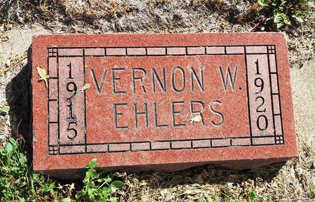 EHLERS, VERNON W. - Carroll County, Iowa | VERNON W. EHLERS 
