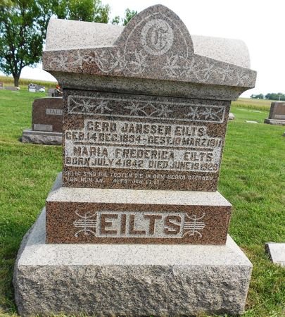 JANSSEN EILTS, MARIA FREDERICA - Carroll County, Iowa | MARIA FREDERICA JANSSEN EILTS 
