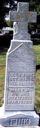 FISCHER FINK, MARY WILHEMIA - Carroll County, Iowa | MARY WILHEMIA FISCHER FINK 