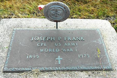 FRANK, JOSEPH P - Carroll County, Iowa | JOSEPH P FRANK 