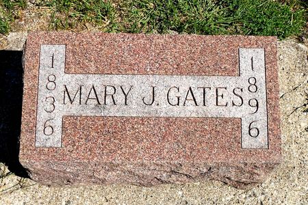 GATES, MARY J. - Carroll County, Iowa | MARY J. GATES 