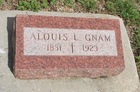 GNAM, ALOUIS LOUIS - Carroll County, Iowa | ALOUIS LOUIS GNAM 