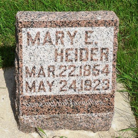 WAHLL HEIDER, MARY EMMA - Carroll County, Iowa | MARY EMMA WAHLL HEIDER 