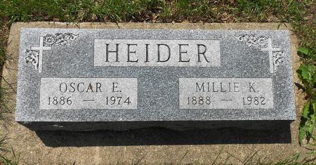 HEIDER, OSCAR EDWIN - Carroll County, Iowa | OSCAR EDWIN HEIDER 
