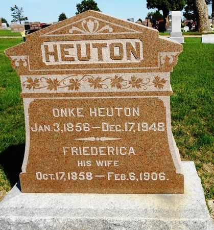 PRUSS HEUTON, FRIEDERICA LOUISA HENRIETTA - Carroll County, Iowa | FRIEDERICA LOUISA HENRIETTA PRUSS HEUTON 