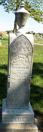 HOSKIN, EMALINE J. - Carroll County, Iowa | EMALINE J. HOSKIN 