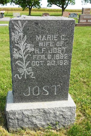 BEST JOST, MARIE CHRISTINE - Carroll County, Iowa | MARIE CHRISTINE BEST JOST 