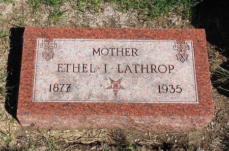 GRAVES LATHROP, ETHEL INEZ - Carroll County, Iowa | ETHEL INEZ GRAVES LATHROP 