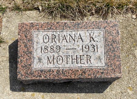 LIECHTI, ORIANA - Carroll County, Iowa | ORIANA LIECHTI 