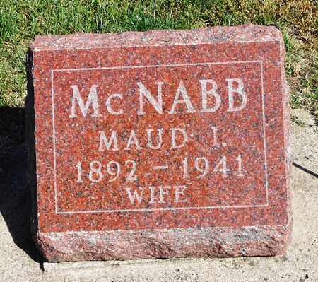 ZEHRUNG MCNABB, MAUD IRENE - Carroll County, Iowa | MAUD IRENE ZEHRUNG MCNABB 