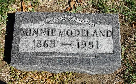 MODELAND, MINNIE BELLE - Carroll County, Iowa | MINNIE BELLE MODELAND 